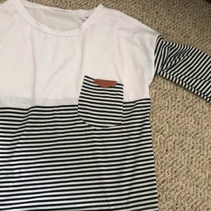 Long sleeve striped tee